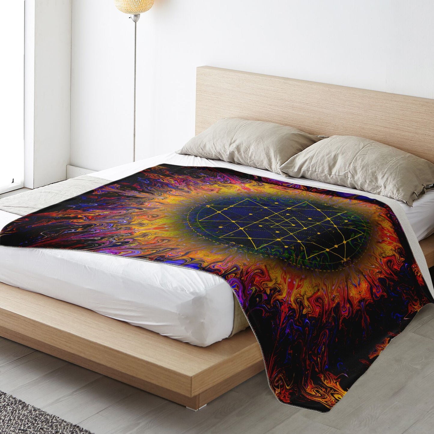 Sri Yantra Blanket