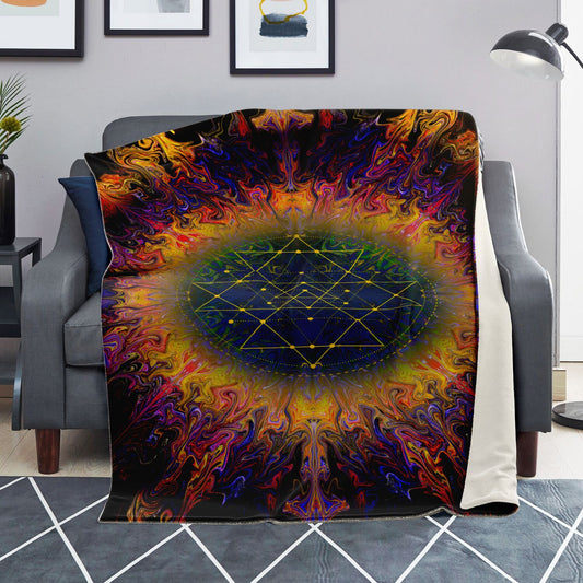 Sri Yantra Blanket