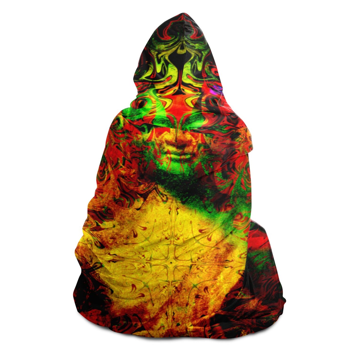 Buddha en Bloom Hooded Blanket