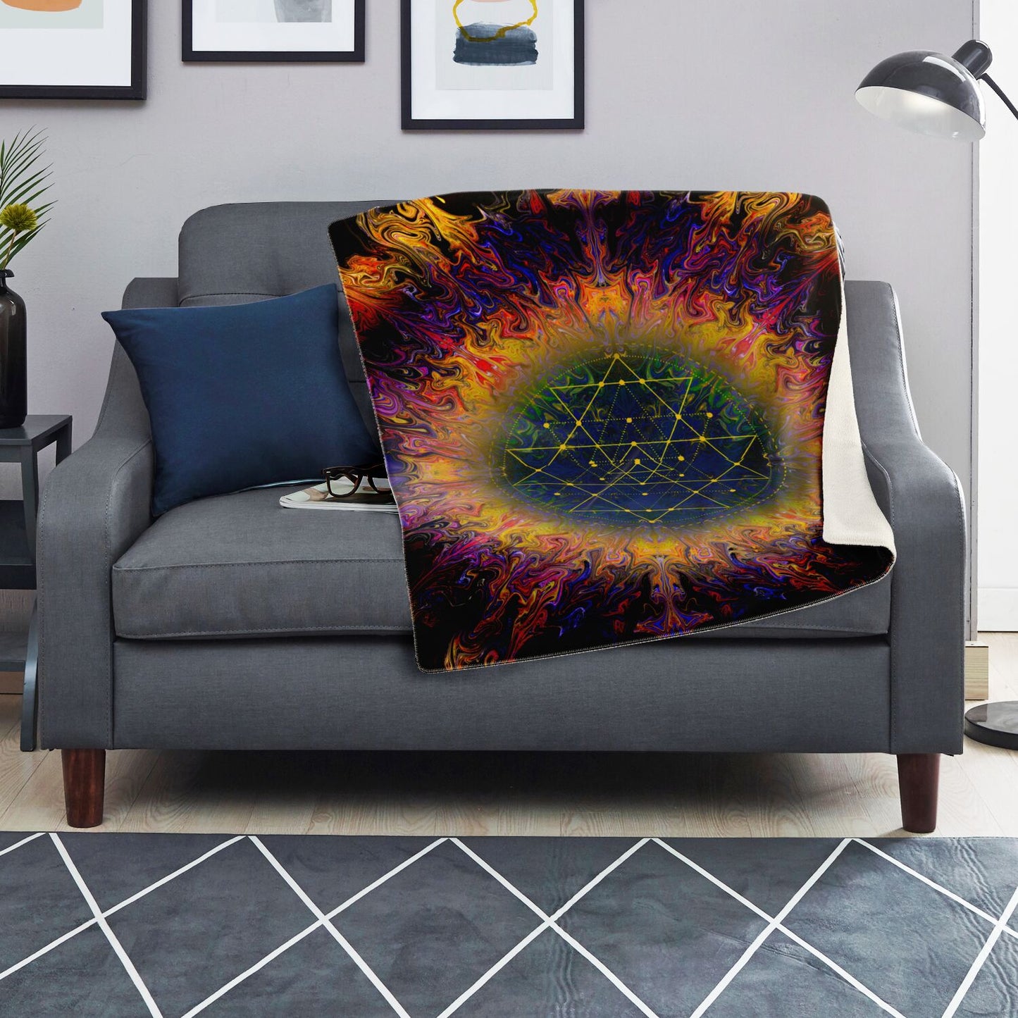 Sri Yantra Blanket