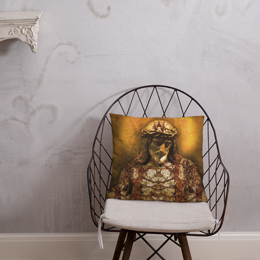 Gilded Jesus Basic Pillow