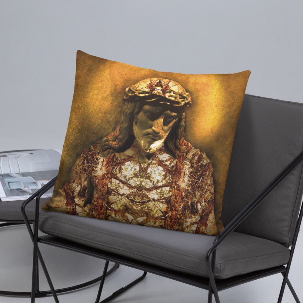 Gilded Jesus Basic Pillow