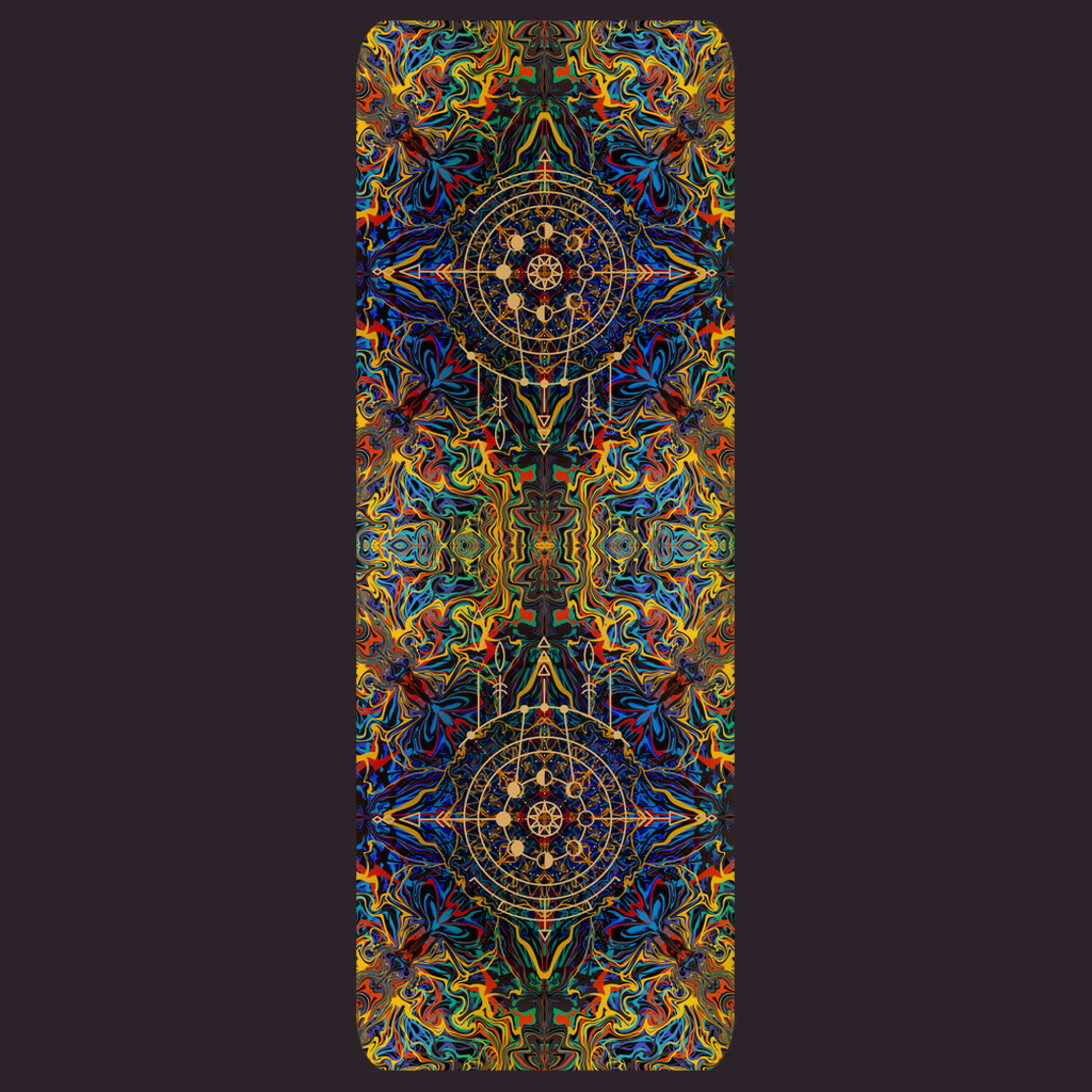 Moon Phases Tribal Yoga Mats