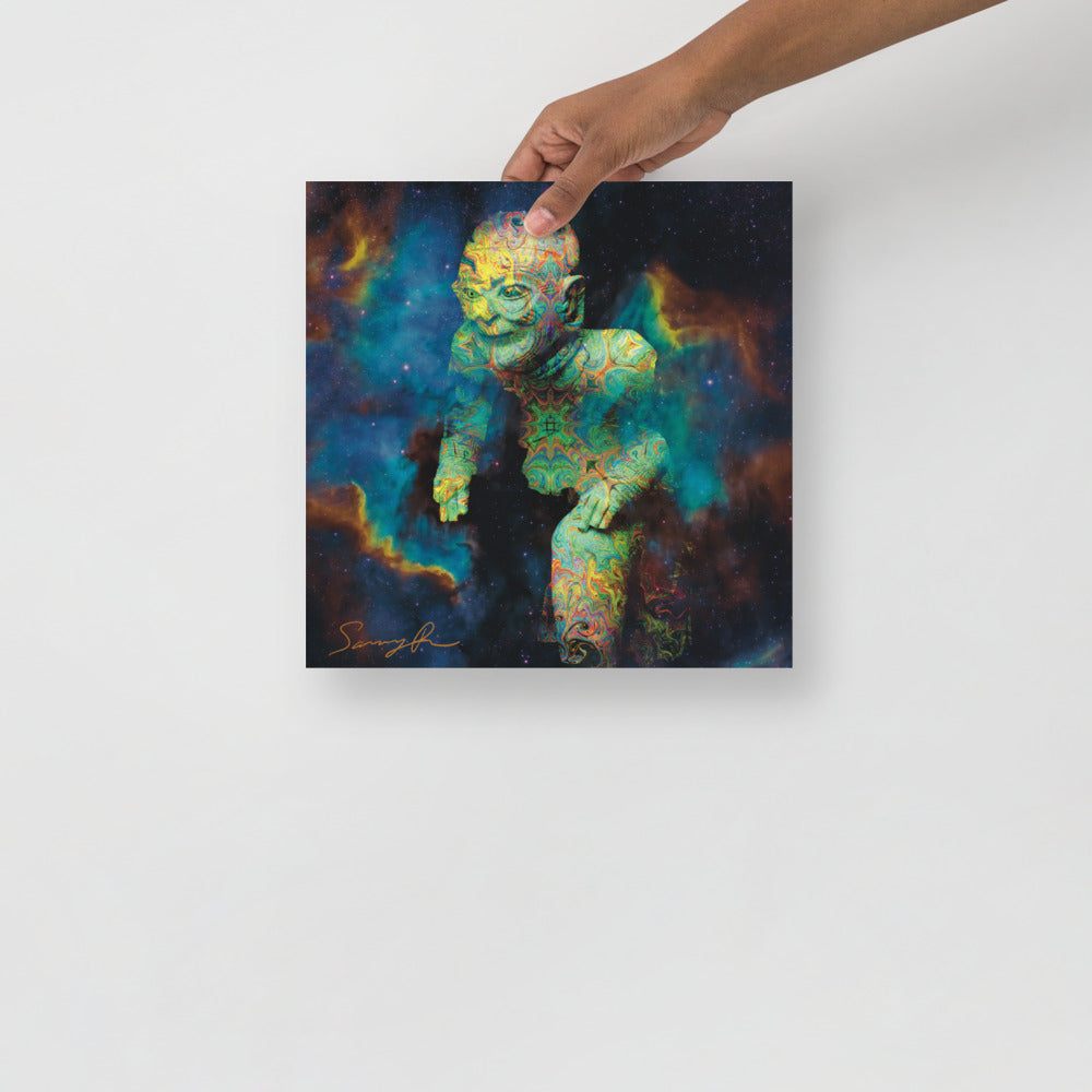 Cosmic Traveler photo paper poster