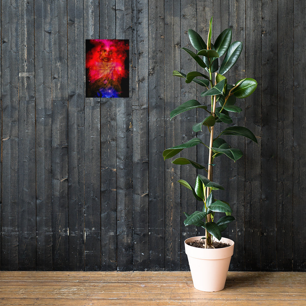 Cosmic Priestess photo paper poster