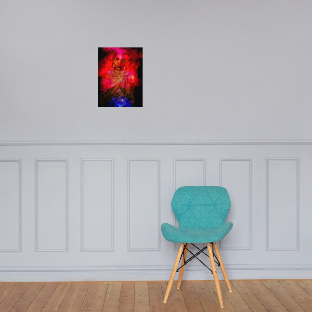 Cosmic Priestess photo paper poster