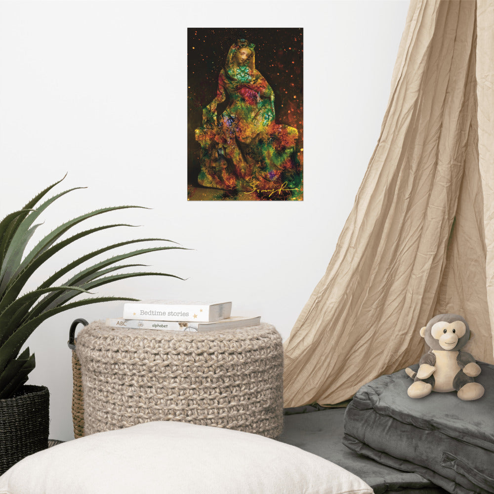 Cosmic Goddess Poster