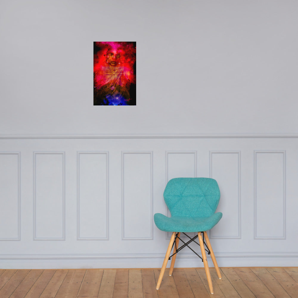Cosmic Priestess photo paper poster