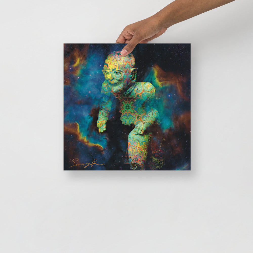 Cosmic Traveler photo paper poster