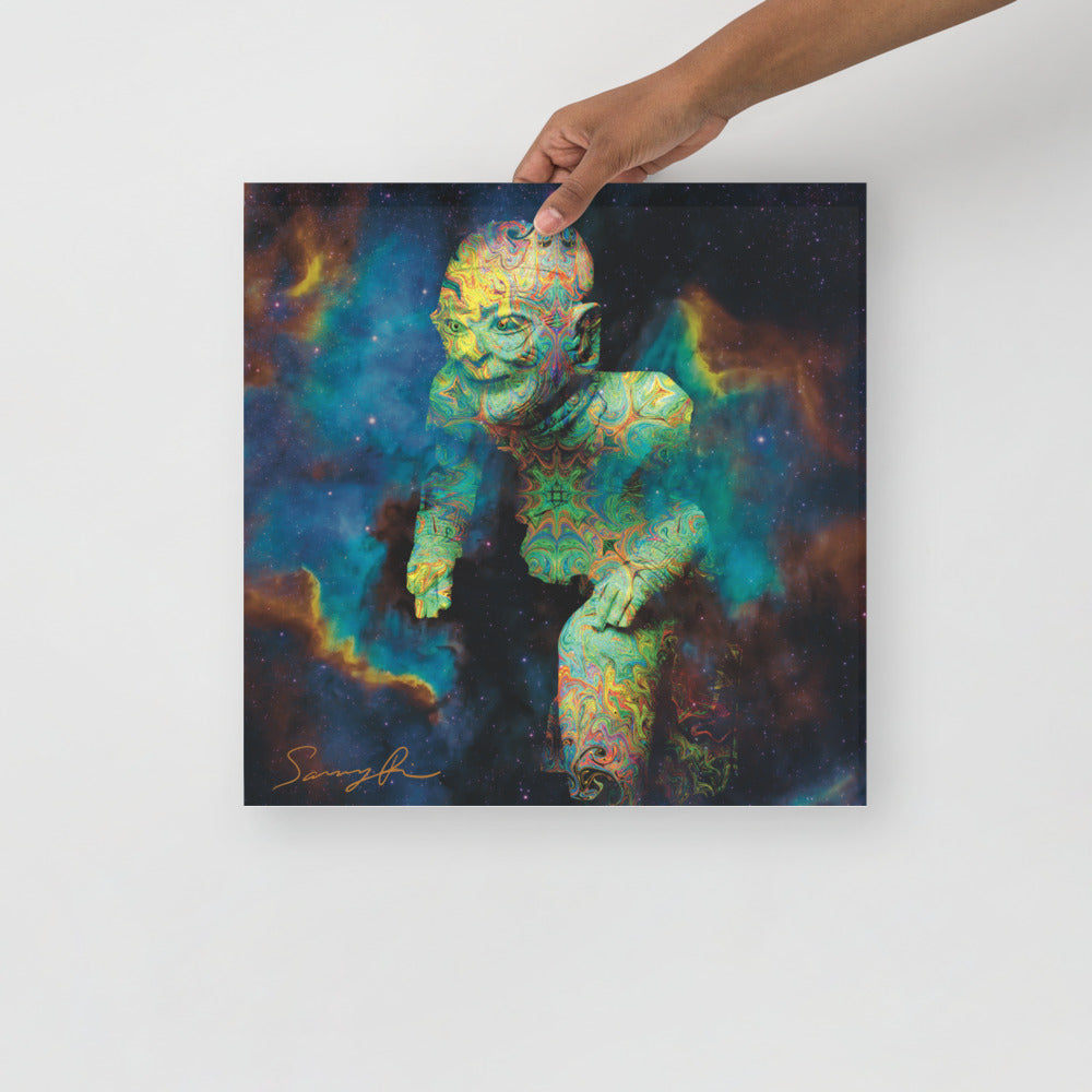 Cosmic Traveler photo paper poster