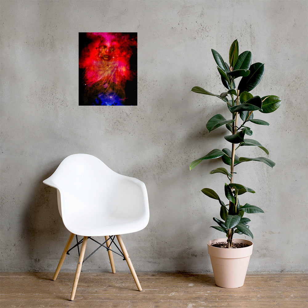 Cosmic Priestess photo paper poster