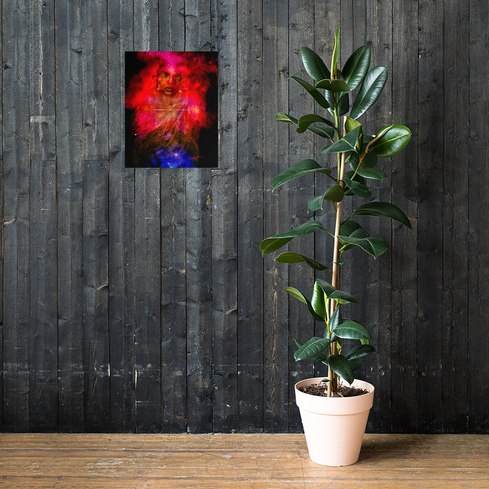 Cosmic Priestess photo paper poster