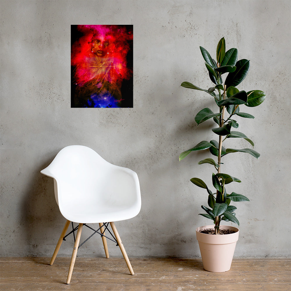 Cosmic Priestess photo paper poster