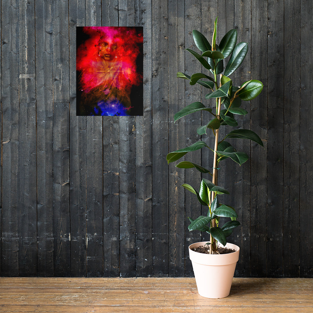 Cosmic Priestess photo paper poster