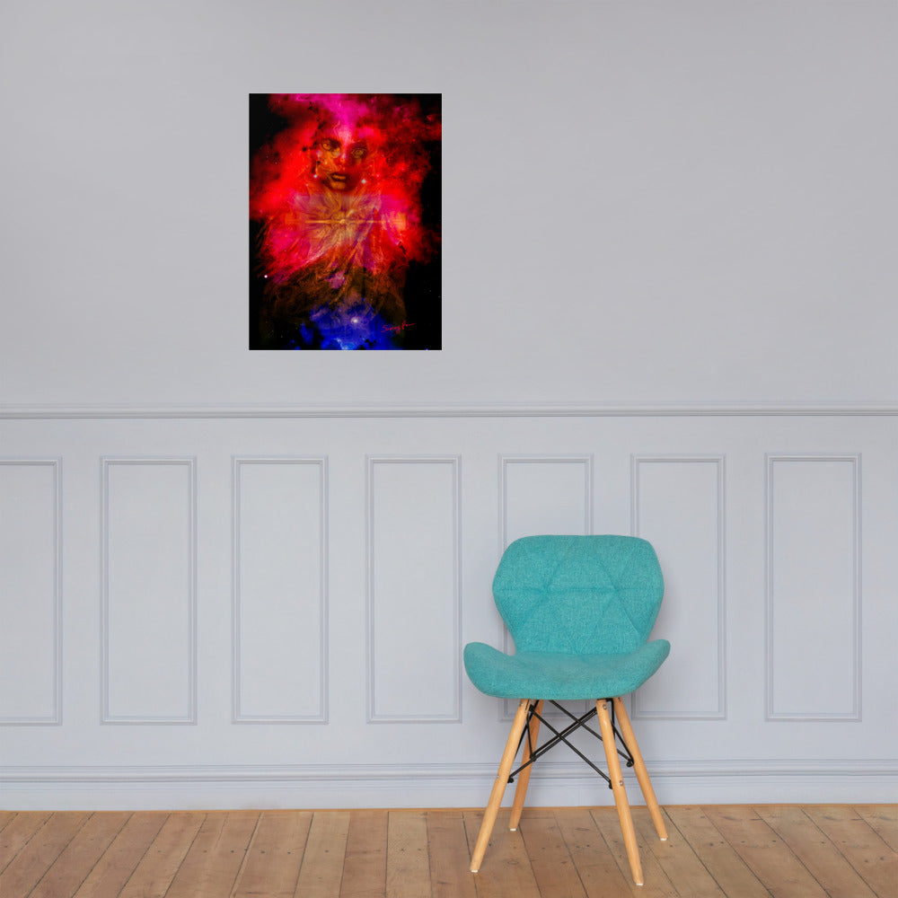 Cosmic Priestess photo paper poster