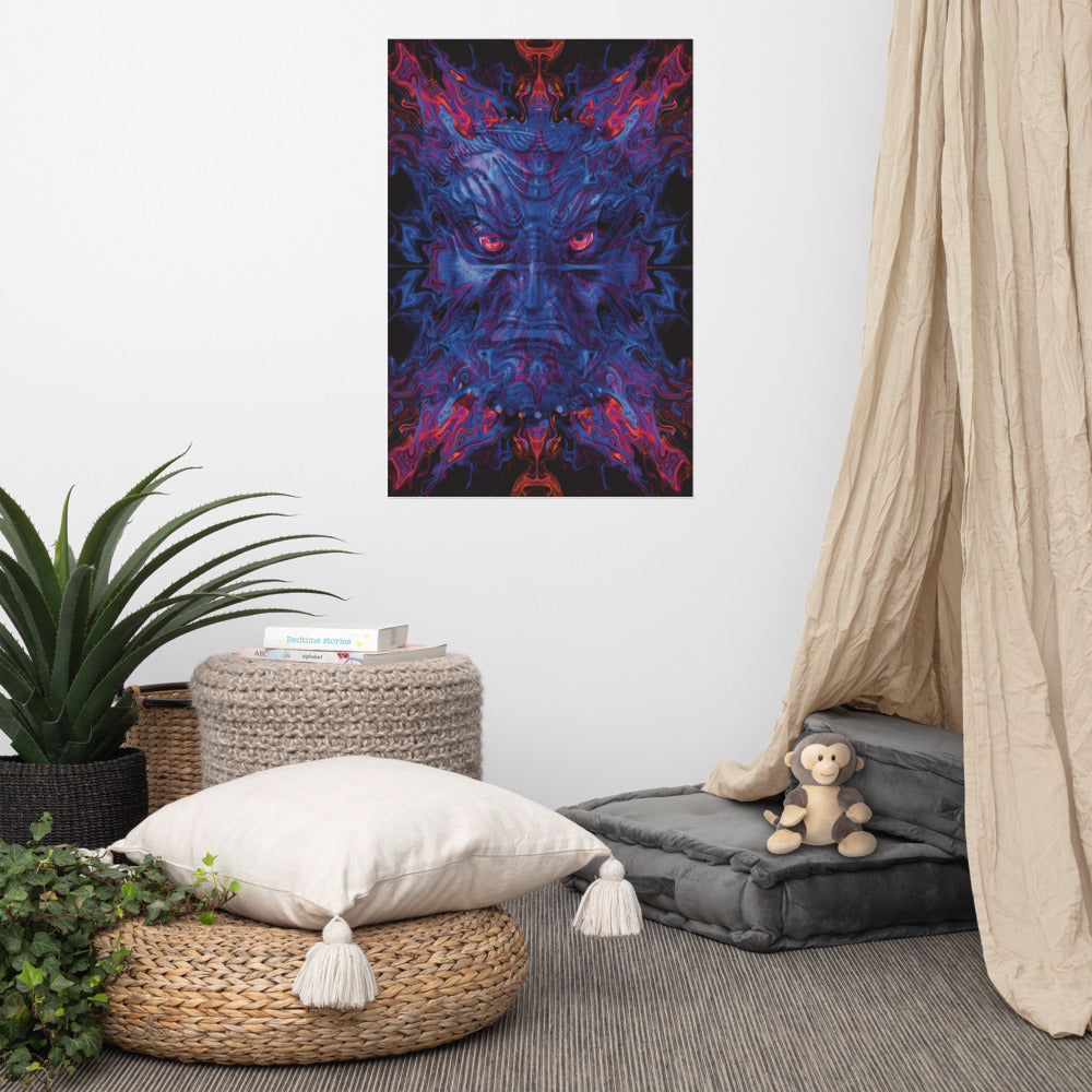 Cosmic Portal Guardian Poster