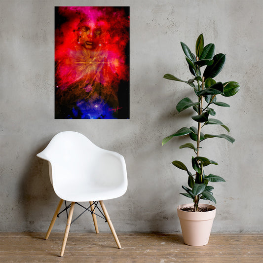 Cosmic Priestess photo paper poster