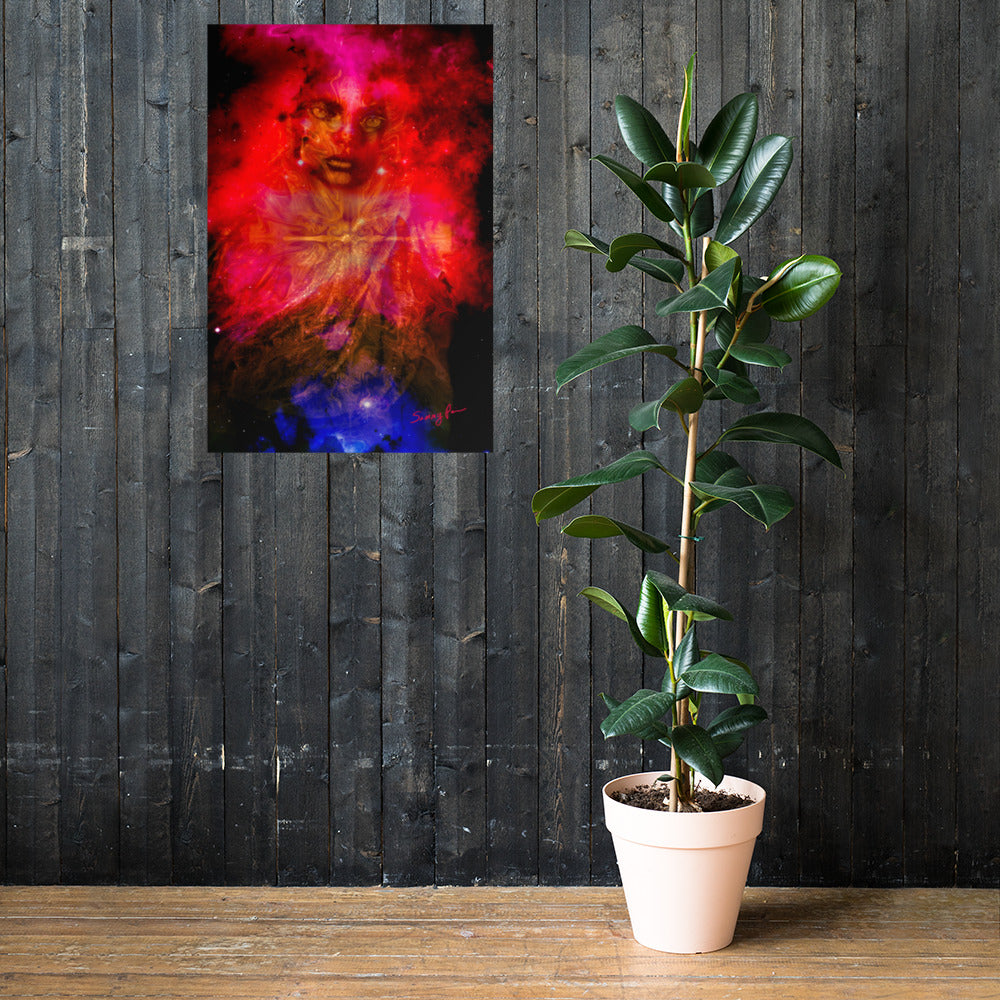 Cosmic Priestess photo paper poster
