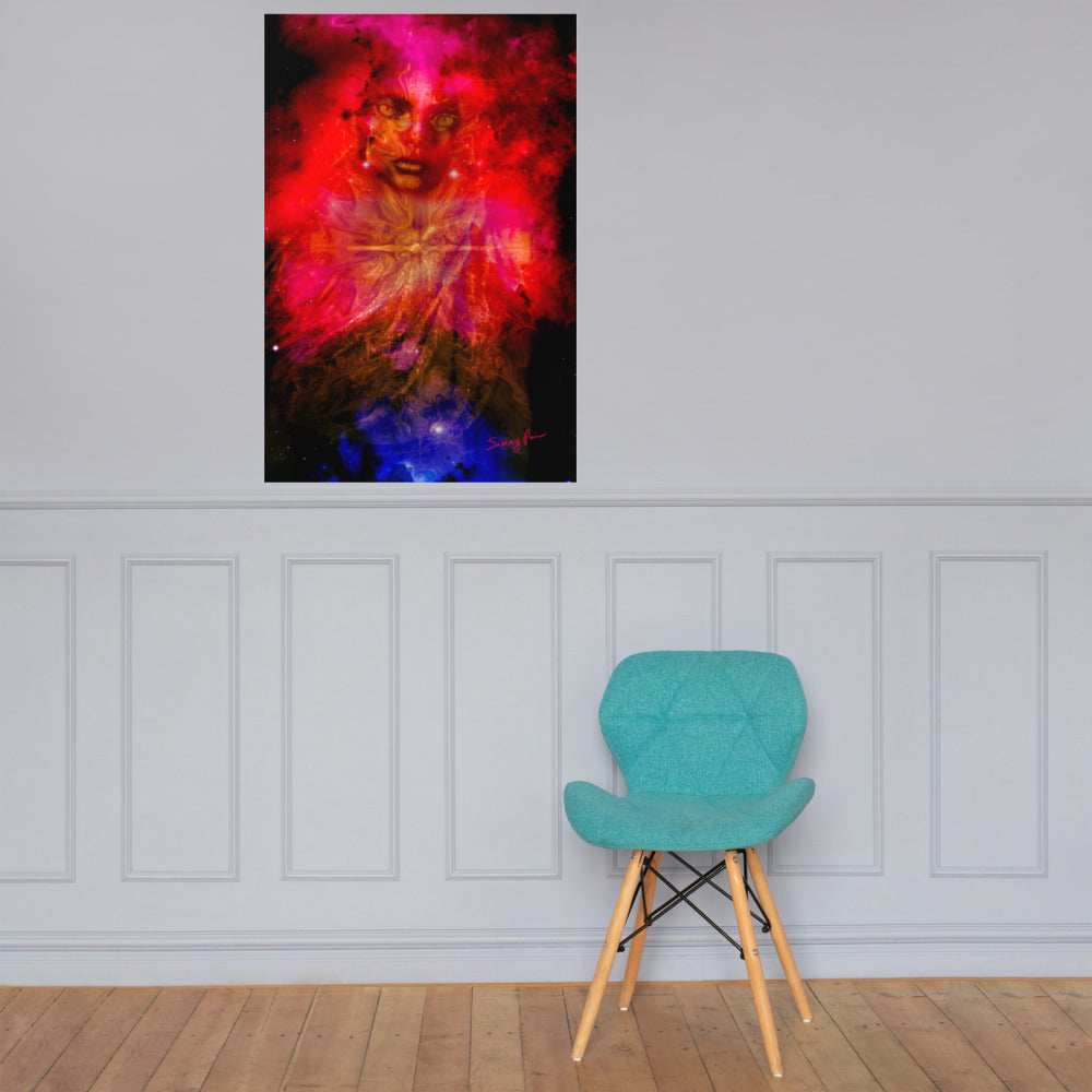 Cosmic Priestess photo paper poster