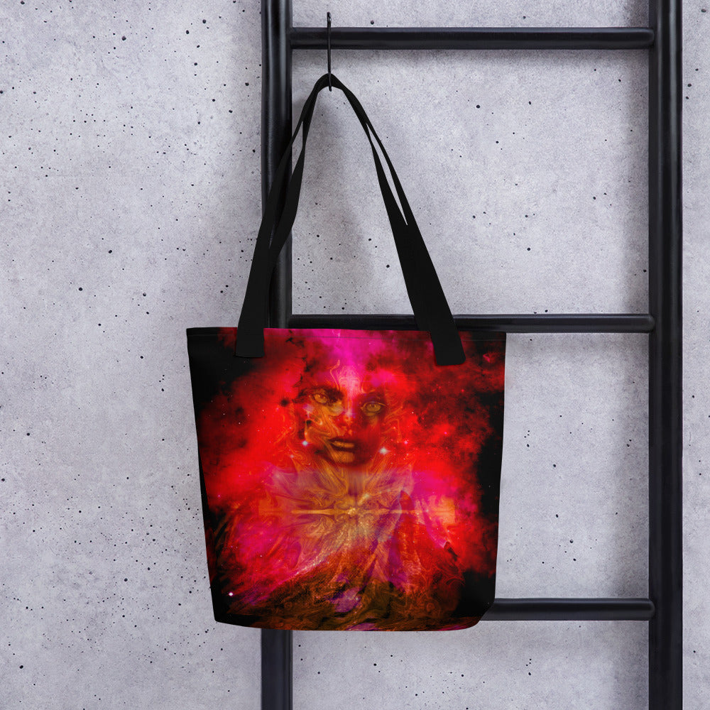 Cosmic Priestess tote bag