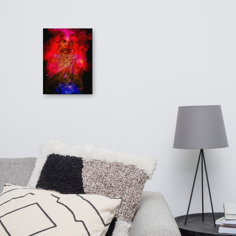 Cosmic Priestess unframed canvas