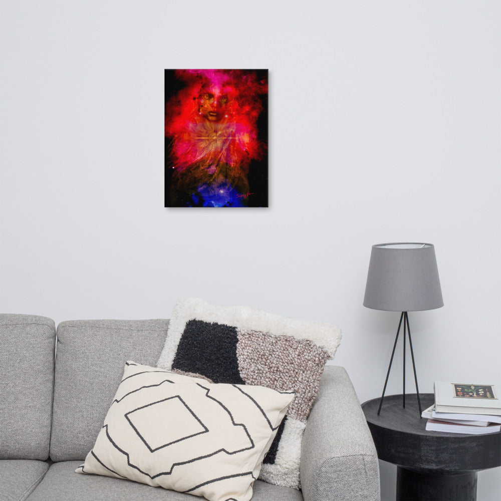 Cosmic Priestess unframed canvas