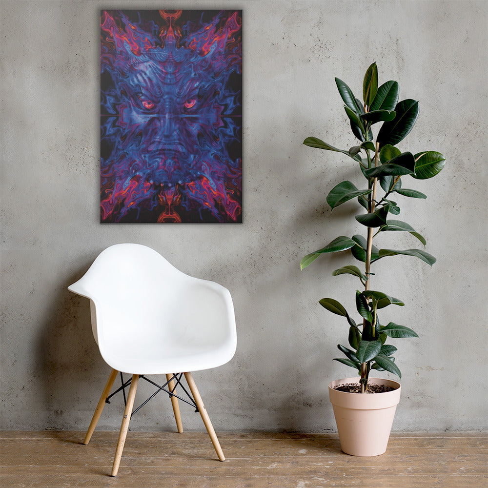 Cosmic Portal Guardian Canvas