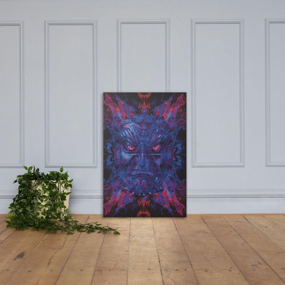 Cosmic Portal Guardian Canvas