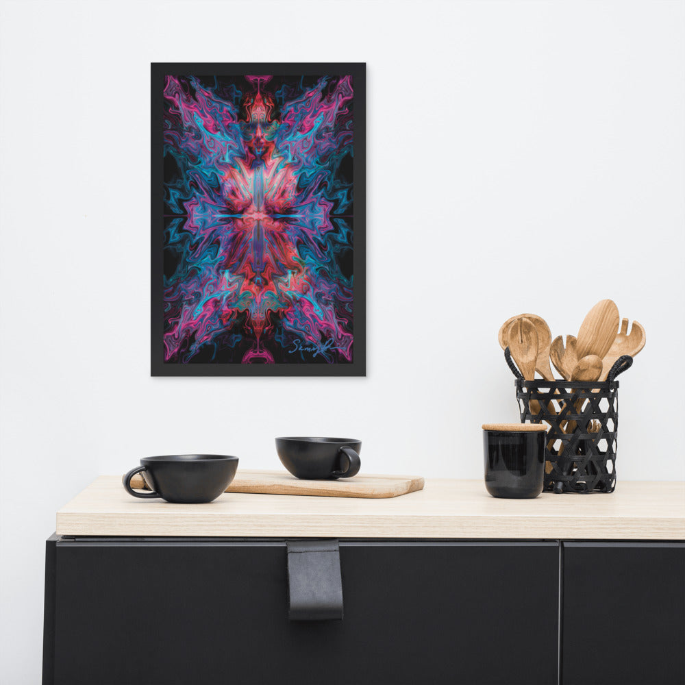 Fire Goddess framed photo paper poster