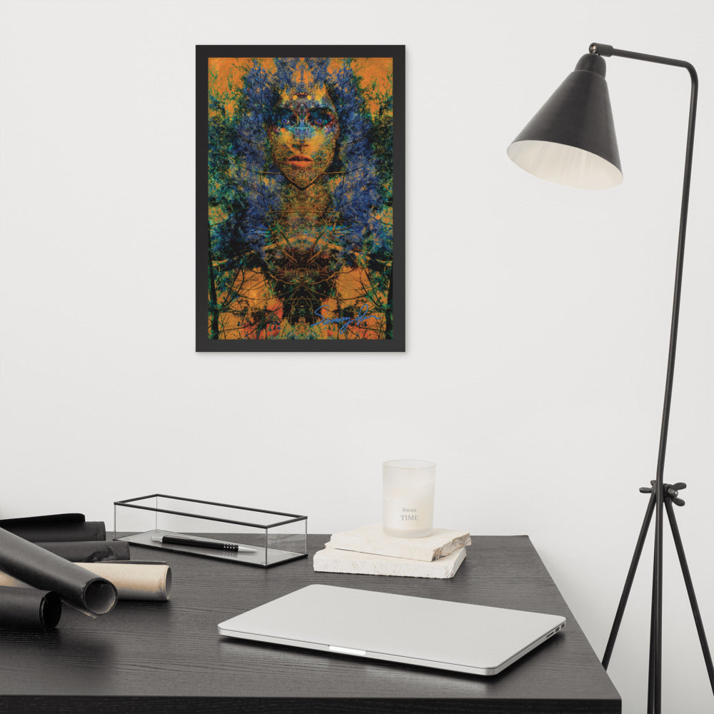 Forest Guardian framed photo paper poster