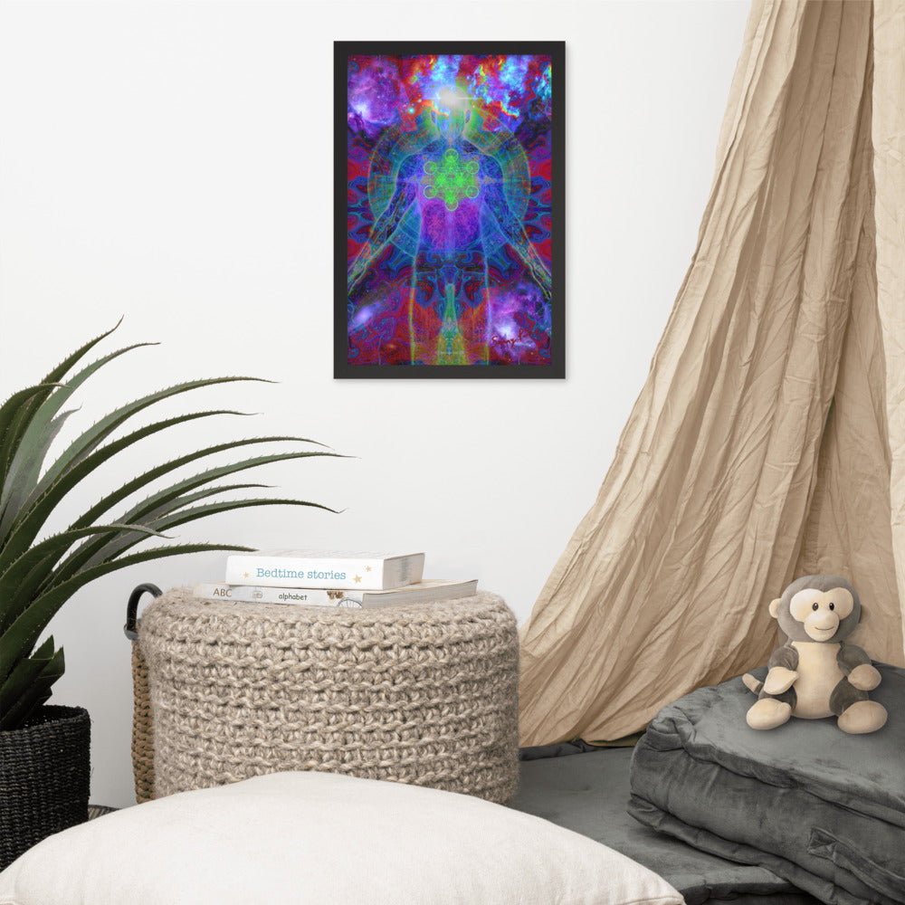 Metatron framed photo paper poster