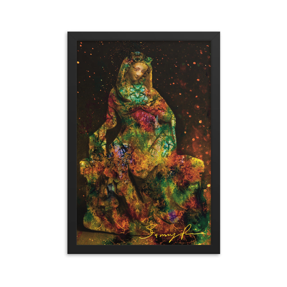 Cosmic Goddess Framed Poster