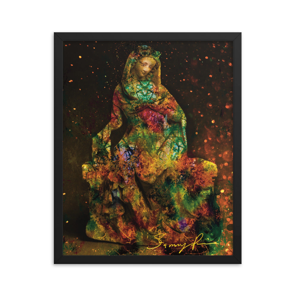 Cosmic Goddess Framed Poster