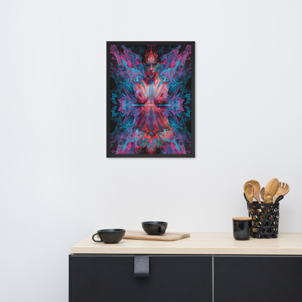 Fire Goddess framed photo paper poster