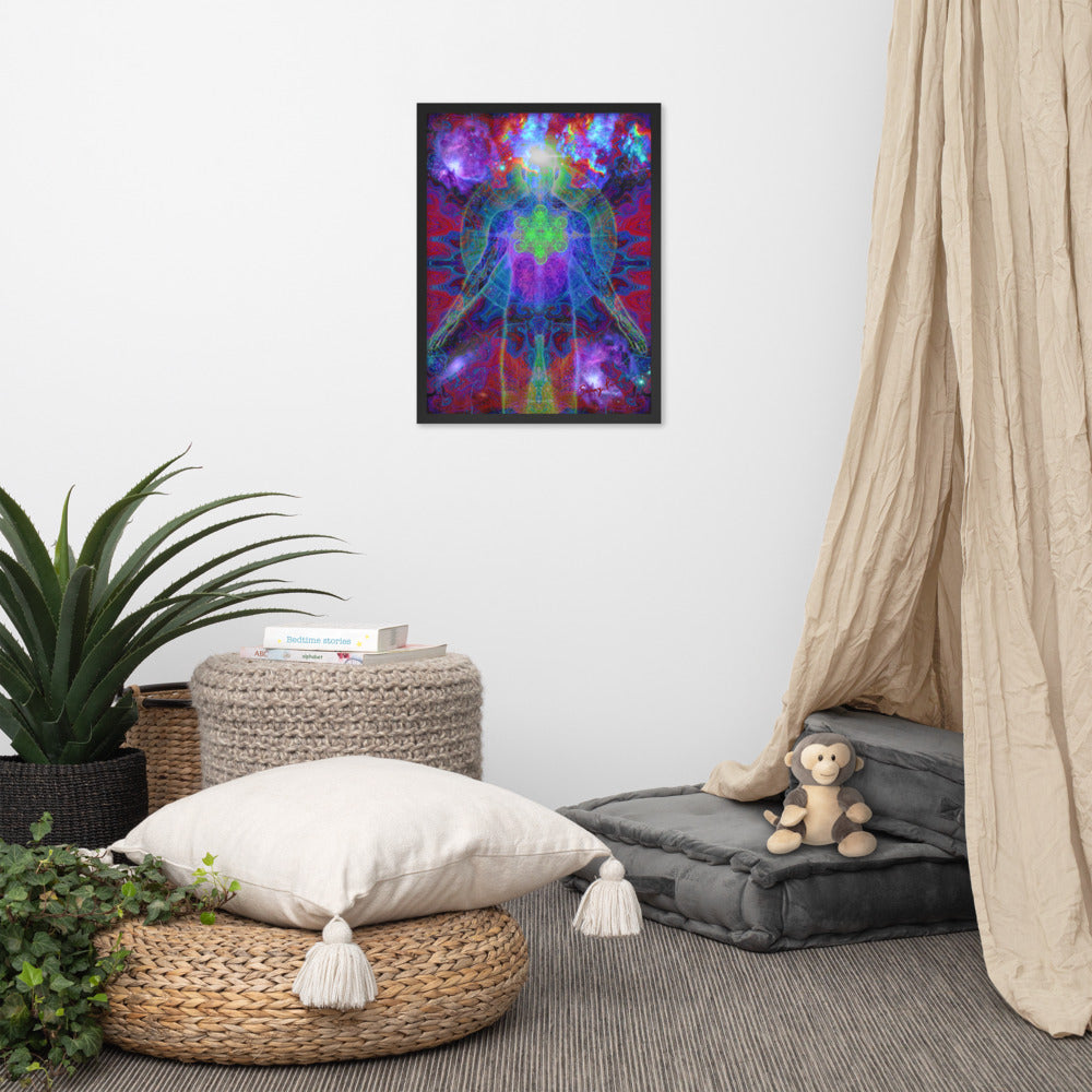 Metatron framed photo paper poster