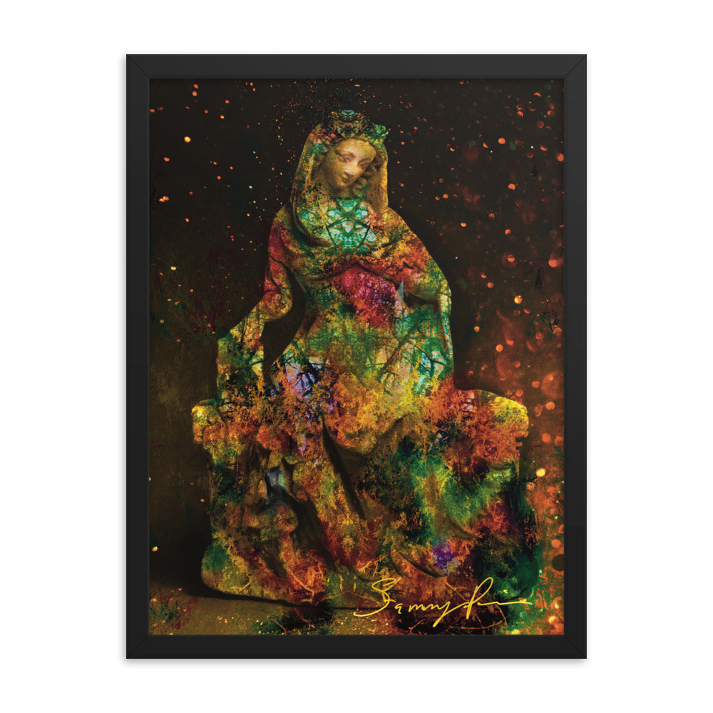 Cosmic Goddess Framed Poster