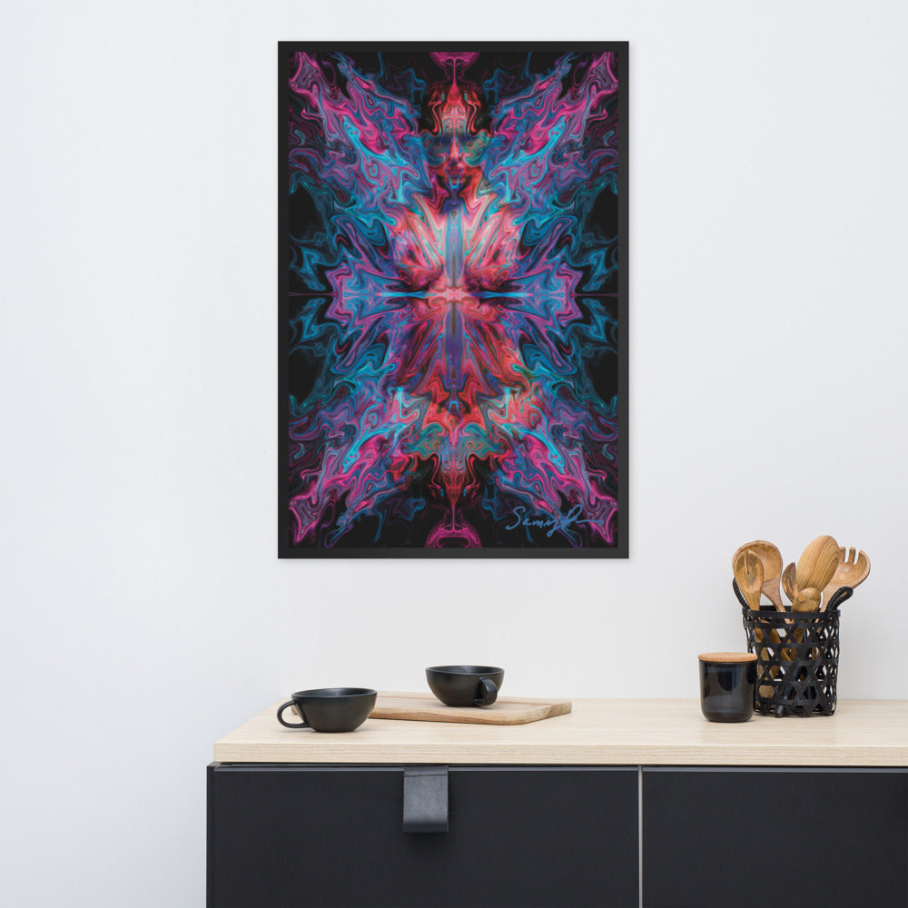 Fire Goddess framed photo paper poster