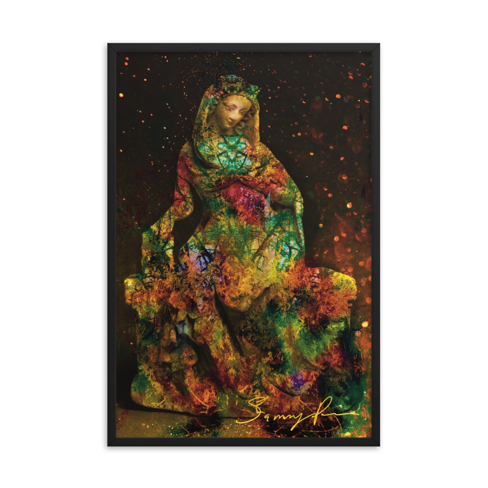 Cosmic Goddess Framed Poster