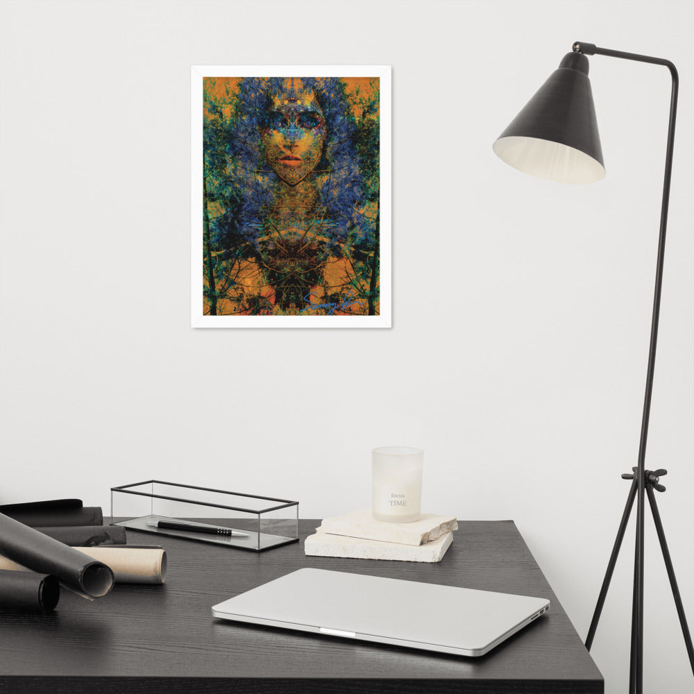 Forest Guardian framed photo paper poster