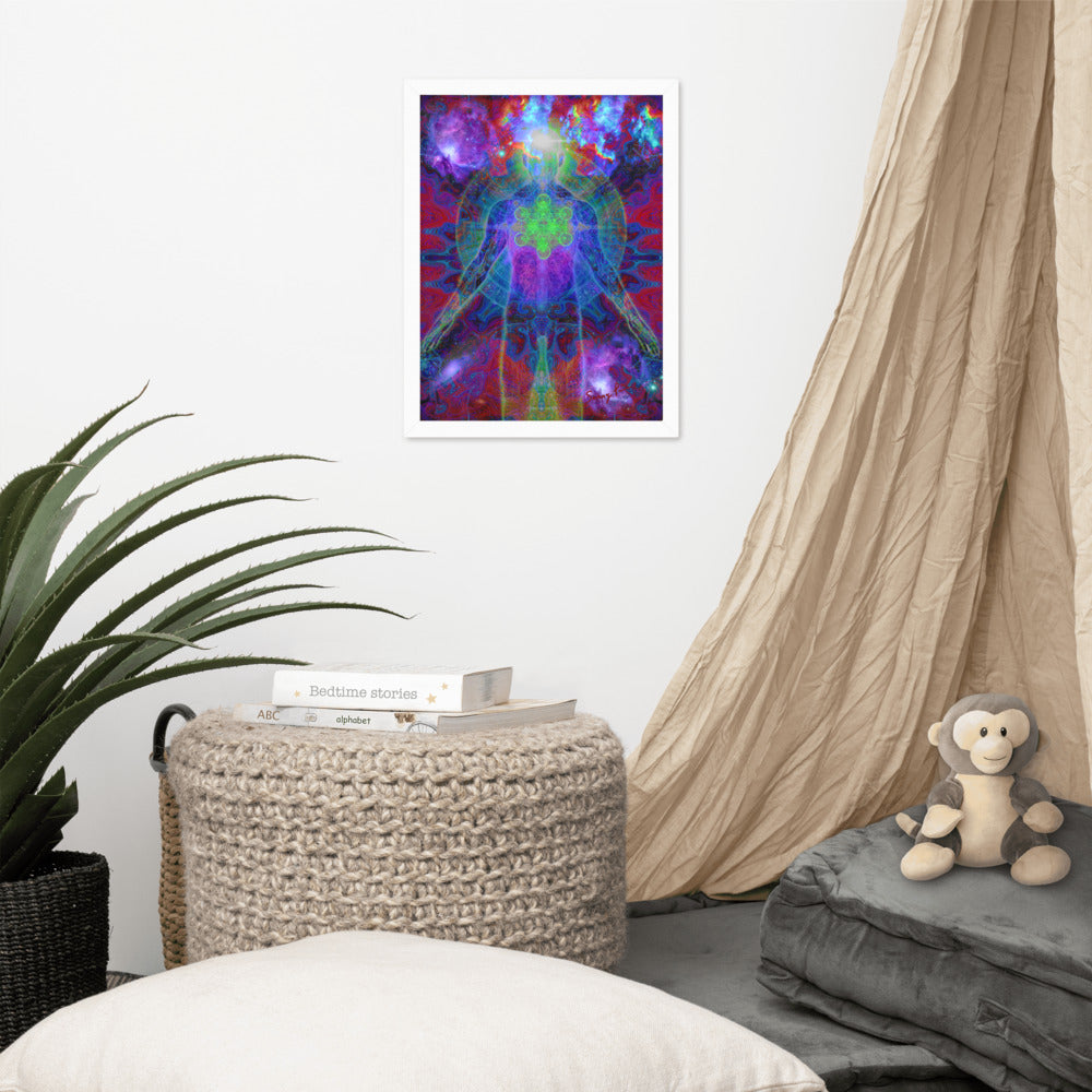 Metatron framed photo paper poster