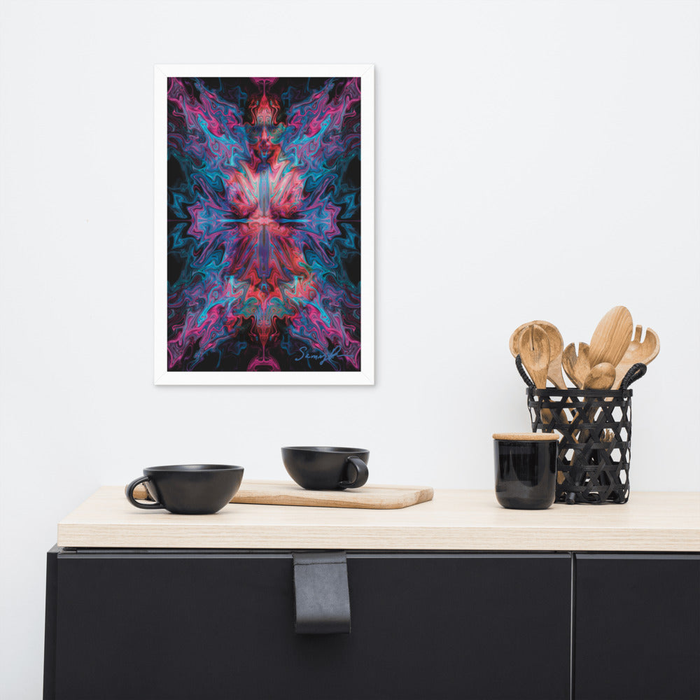 Fire Goddess framed photo paper poster