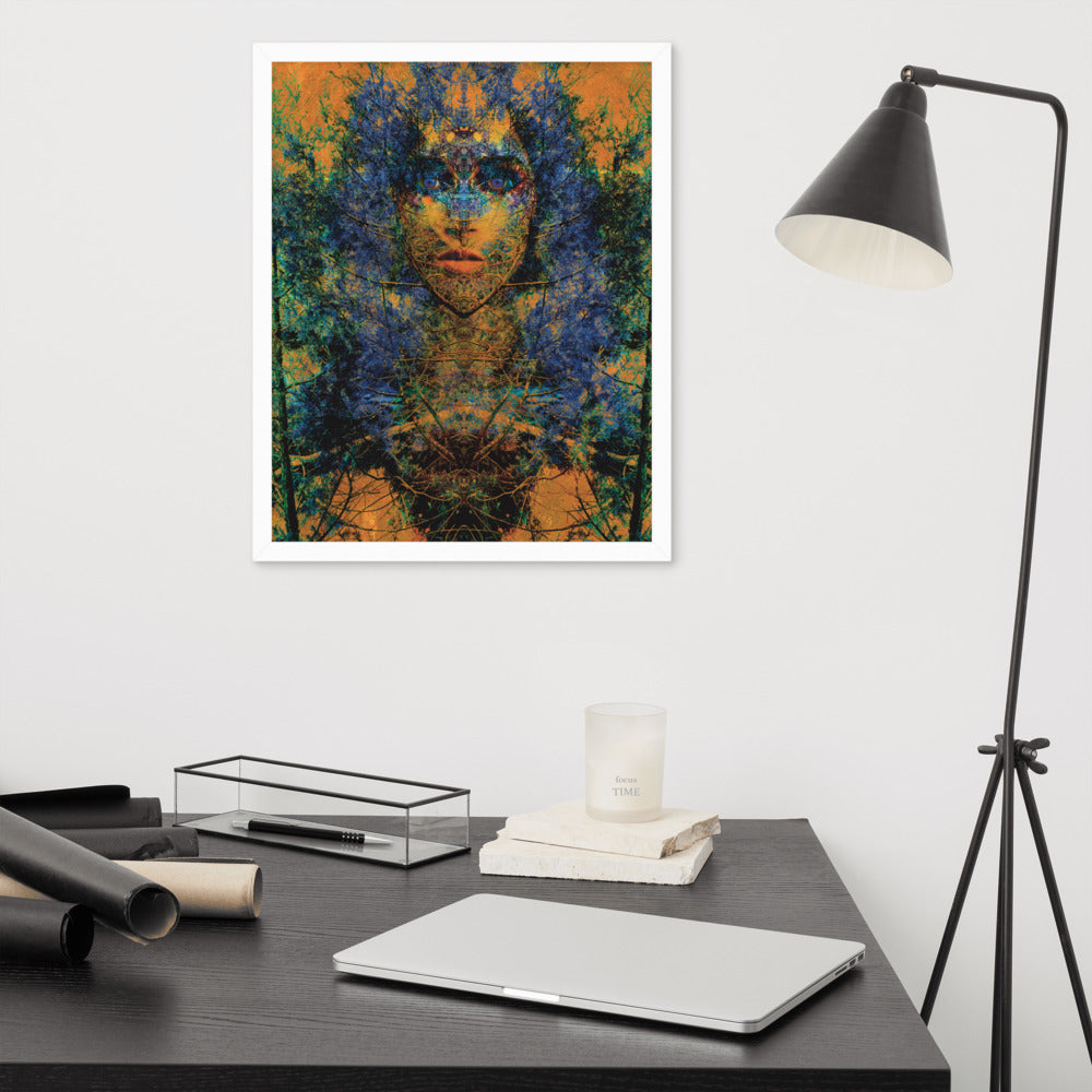 Forest Guardian framed photo paper poster