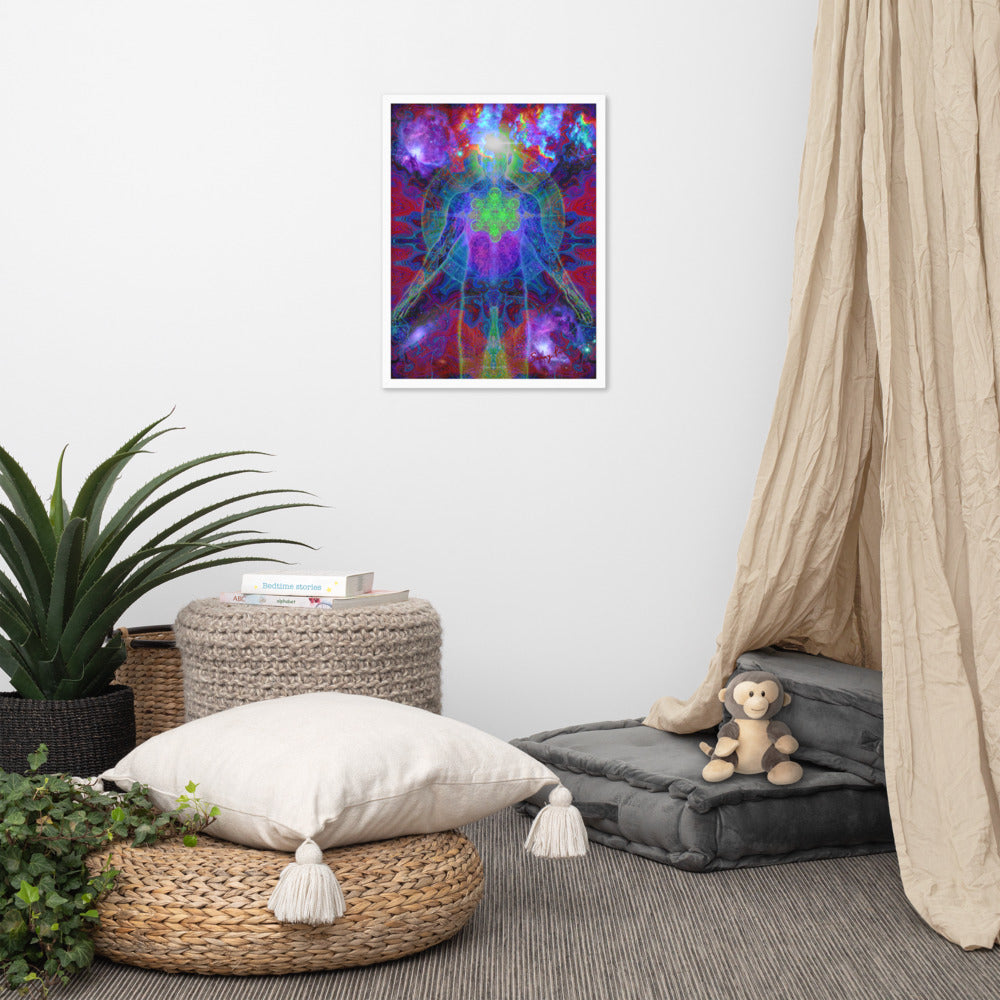 Metatron framed photo paper poster