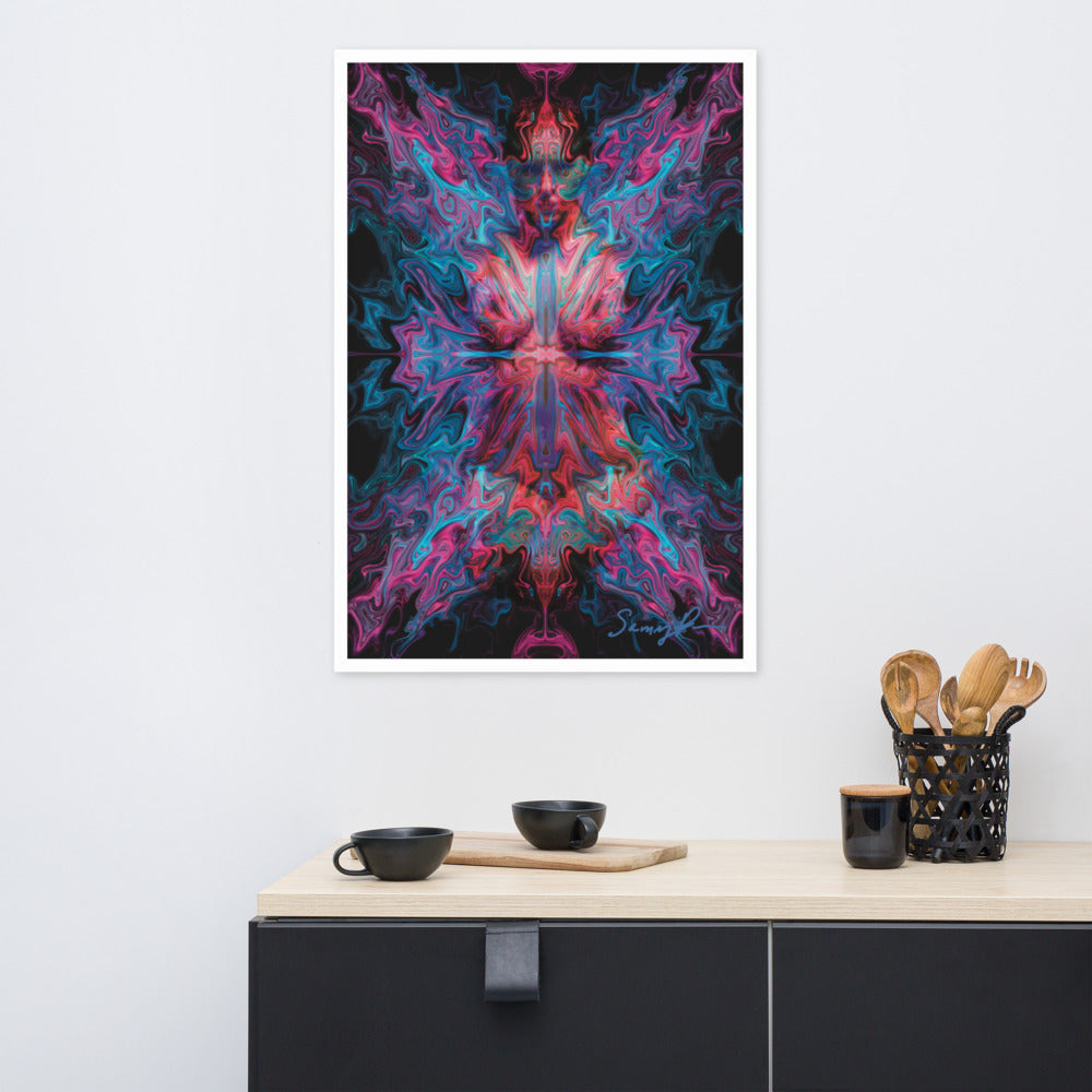 Fire Goddess framed photo paper poster