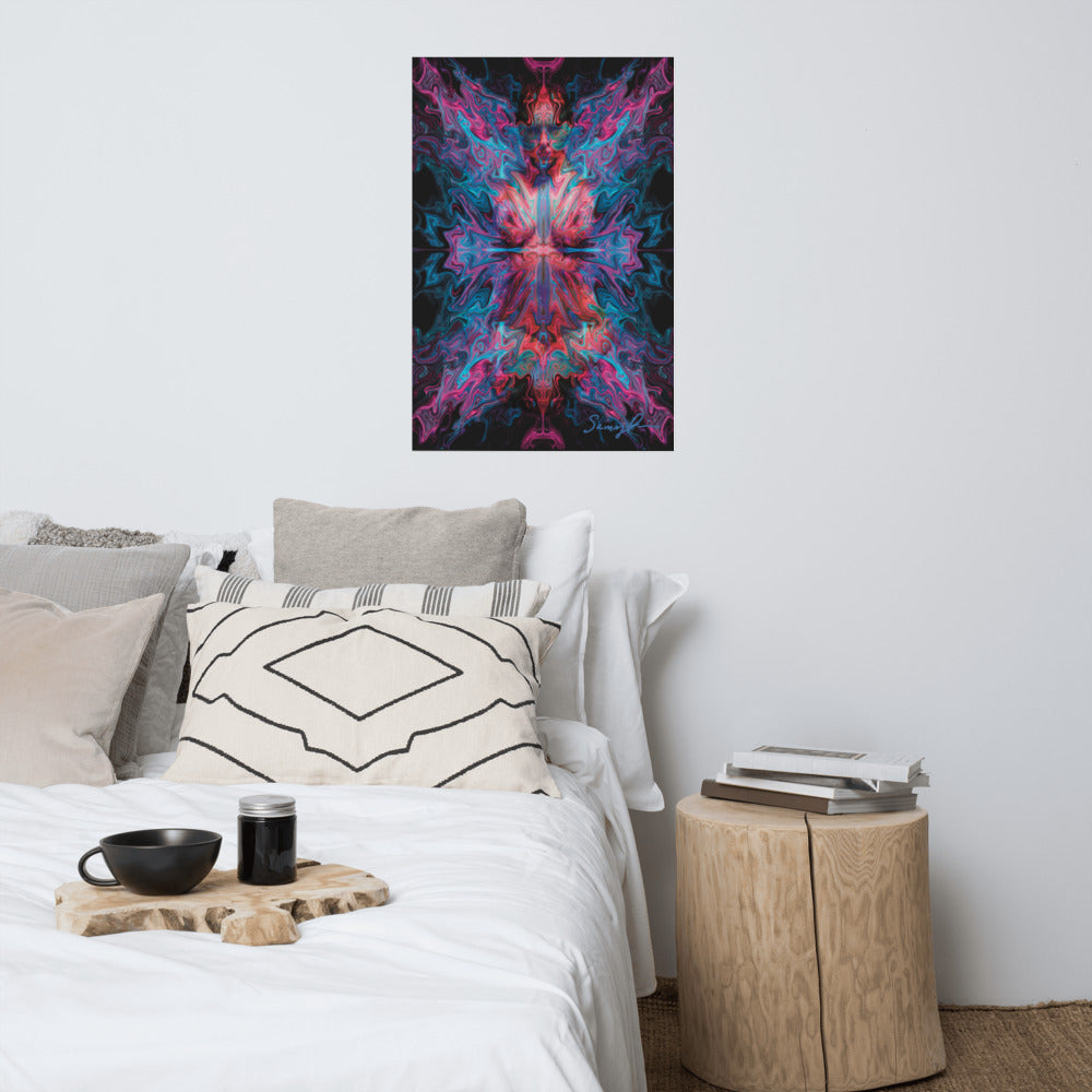 Fire Goddess photo paper poster